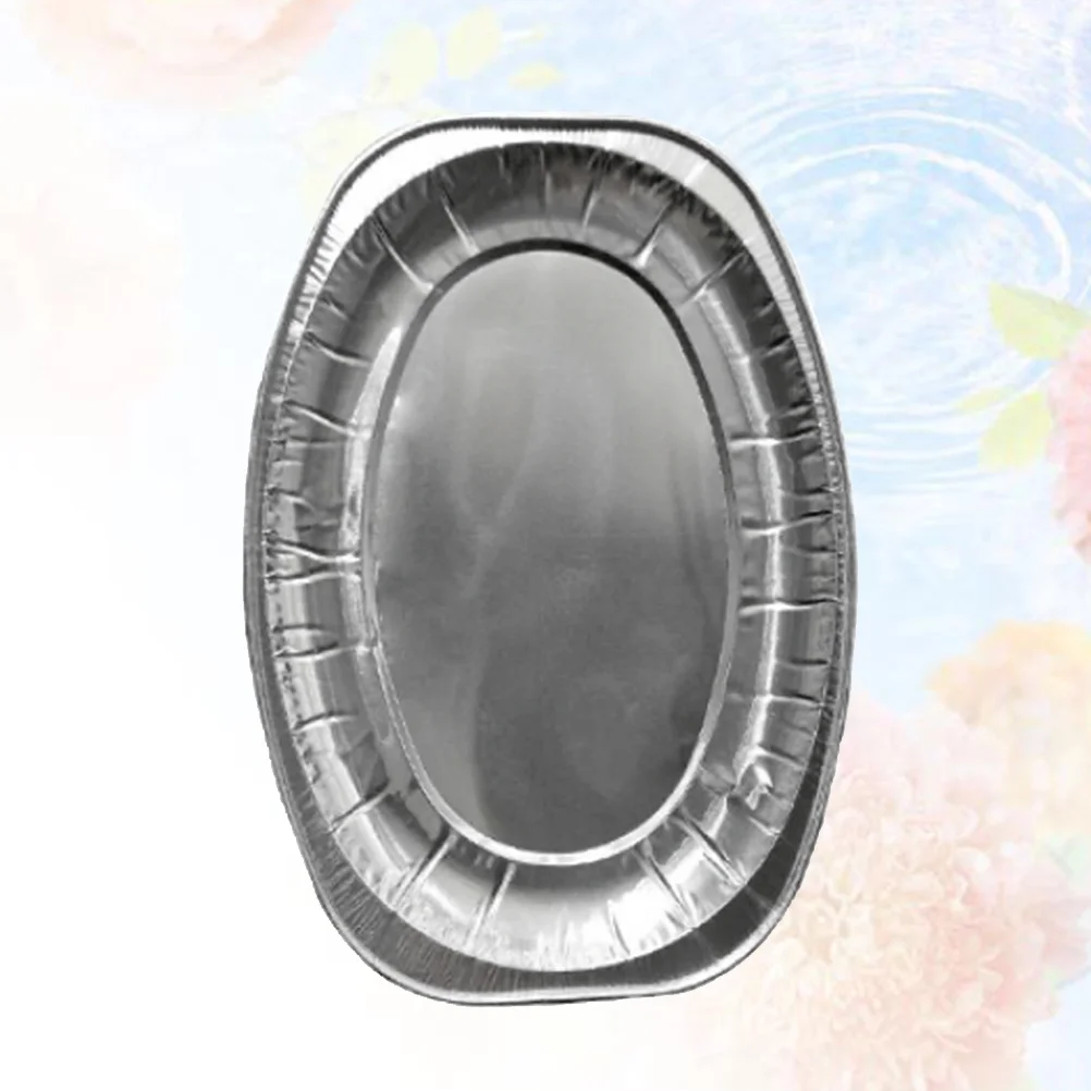 Disposable Dinner Portion Pan Aluminium Foil Tray 20pcs for Catering BBQ Banquet Parties party tableware,disposable food trays