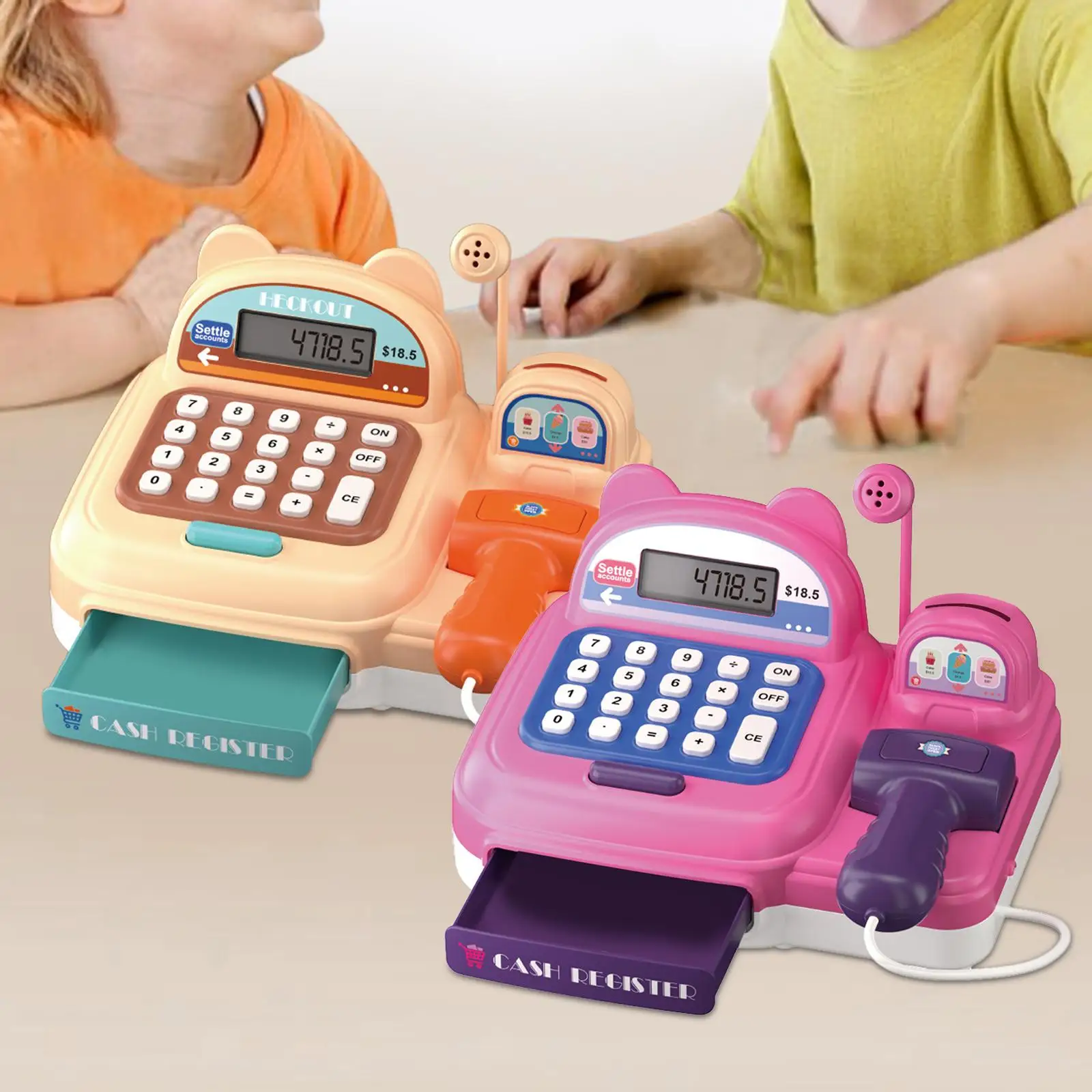 Children`supermarket Store Toys Cash Register Educational Toys for Children