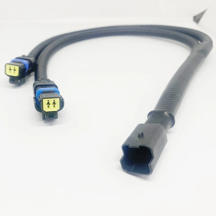 High And Low Tone Horn Cable Snail Horn Plug One To Two Wiring Harness for Peugeot 301 2008 Renault 3-cylinder Citroen