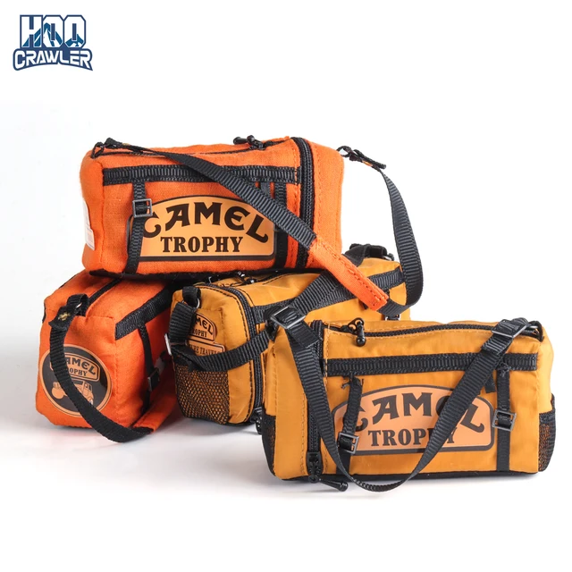 HooCrawler Simulated Mini Luggage Travel Bag Miniature Decoration Scale Sports Travel Bagfor 1/10 RC Crawler TRX4 SCX10 VS4-10 2