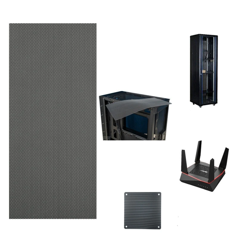 

Сетчатый пылевой фильтр для компьютера «сделай сам», ПК из ПВХ для корпуса, вентилятор, охладитель, сетка для пылевого фильтра