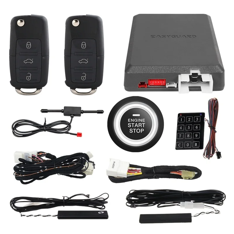 

Plug And Play Auto Starter Kit For Volkswagen EOS/GTI 2012-2017 CANBUS Compatible PKE Automatic Lock Unlock Push Start Button