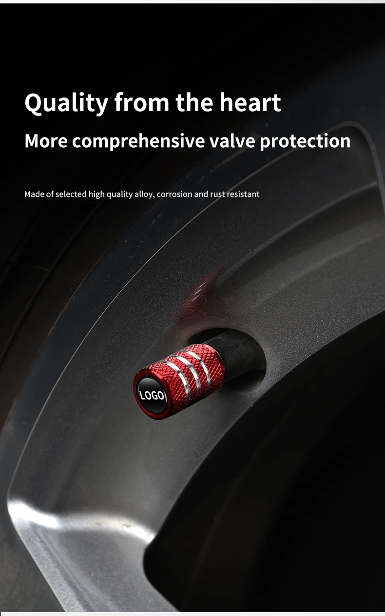 Chapeaux De Tige De Valve,Bouchons De Valve D'air Pour Pneus De Voiture