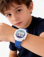 Nouveaux garçons filles montre 30M étanche numérique enfants montre violet LCD électronique enfants Sport montres réveils cadeaux 5