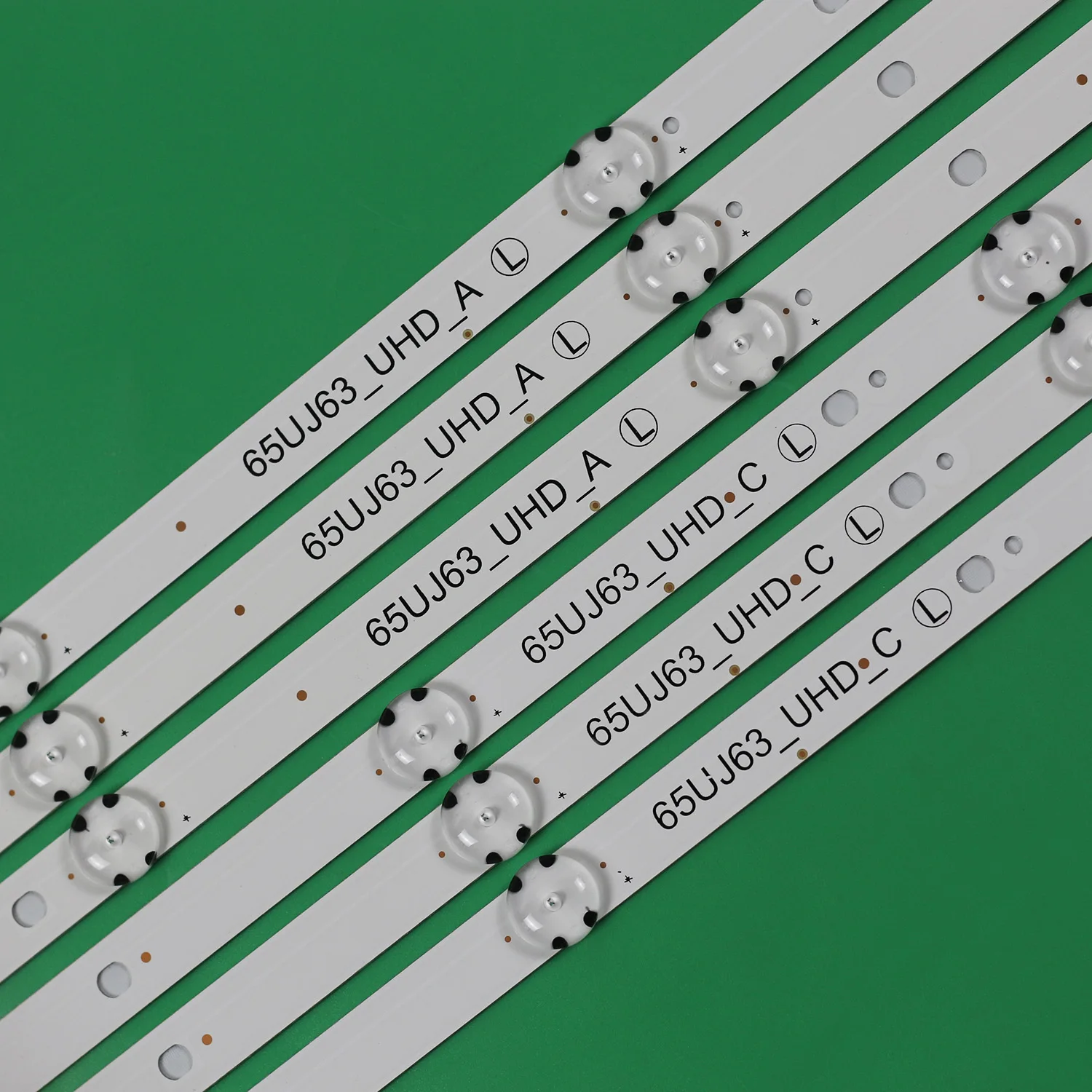 Conjunto Faixa de Retroiluminação Led para lg 65uk6100plb 65lg63cj-ca 65uj6100 65uj630a 65uj630y Ssc _ 65uj63 _ Uhd _ d 65uj6300 65uj630v 12 Peças - Imagem 2