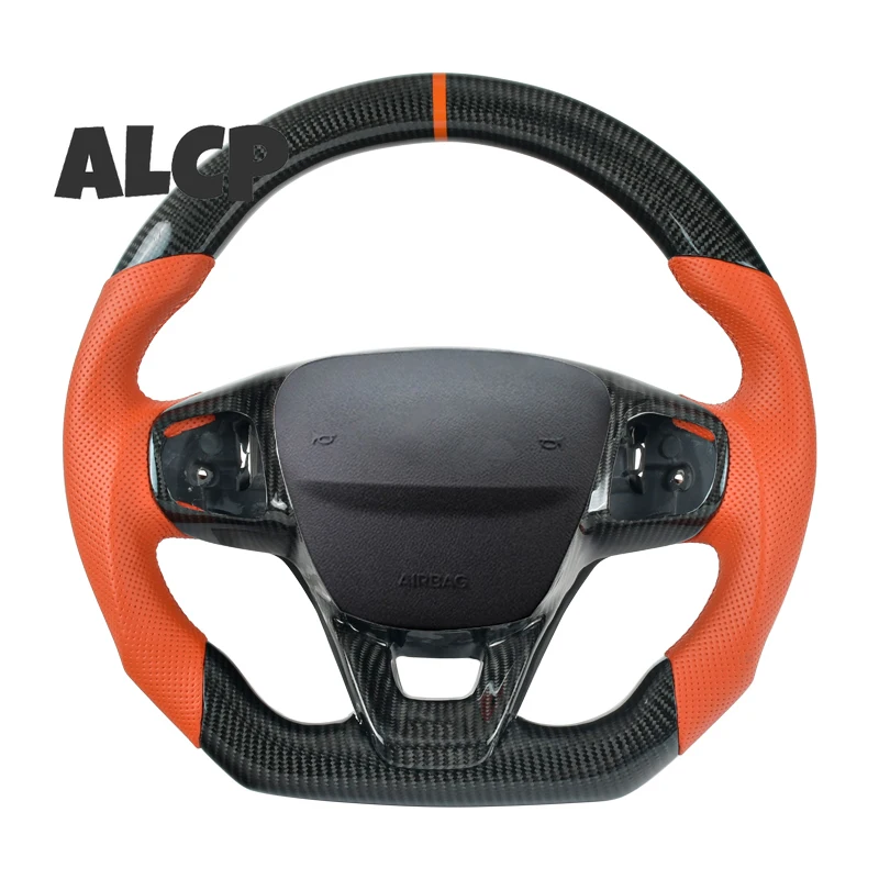 

Customized Carbon Fiber Steering Wheel For Ford Focus 4 MK4 2014 2015 2016 2017 Car Acesssories