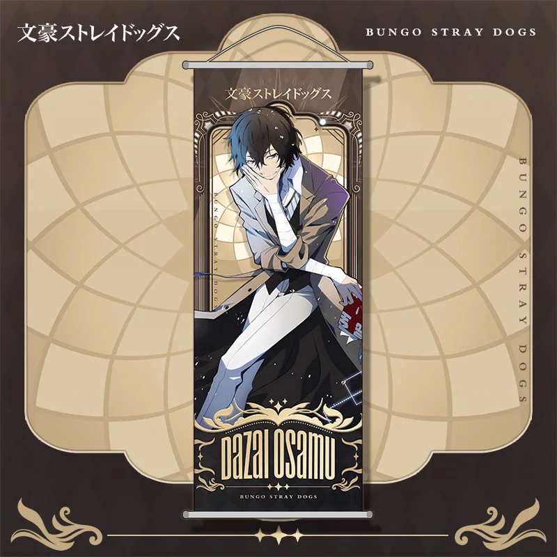 Bandai Bungo Stray Dogs Nakahara Chuya Hängendes Poster Zweidimensionales Dazai Osamu Scroll Wandbild 25*70cm Cartoon Anime Ornamente – Detail 5