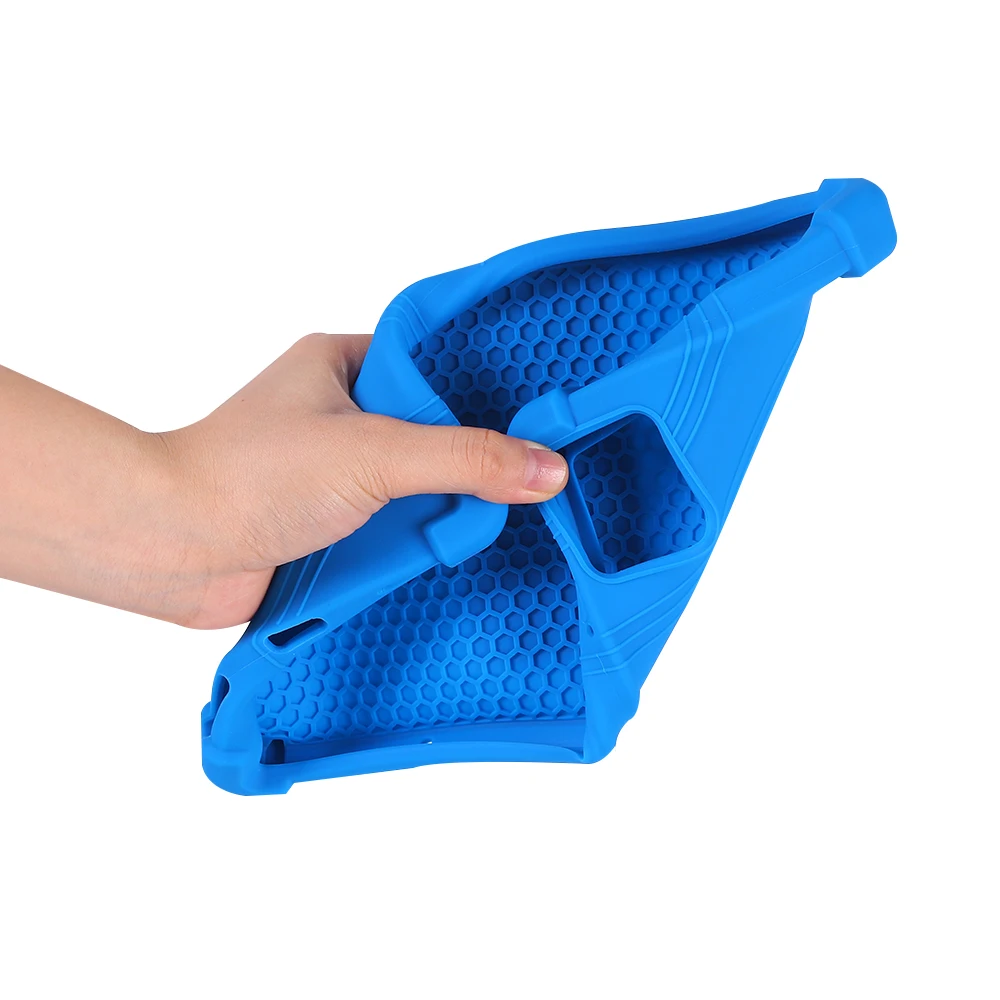 Durable Shockproof Tablet Case with Rear Kickstand and Soft Silicone Protection
