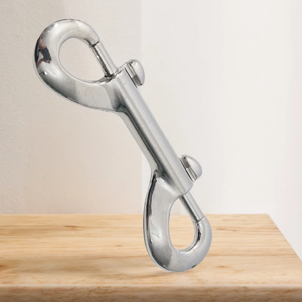 Description Picture 4 of item10pcs Scuba Diving Double End Bolt Snap Hook Clips 316 Stainless Steel Quick Draw Link Carabiner B-Shape Spring Hook