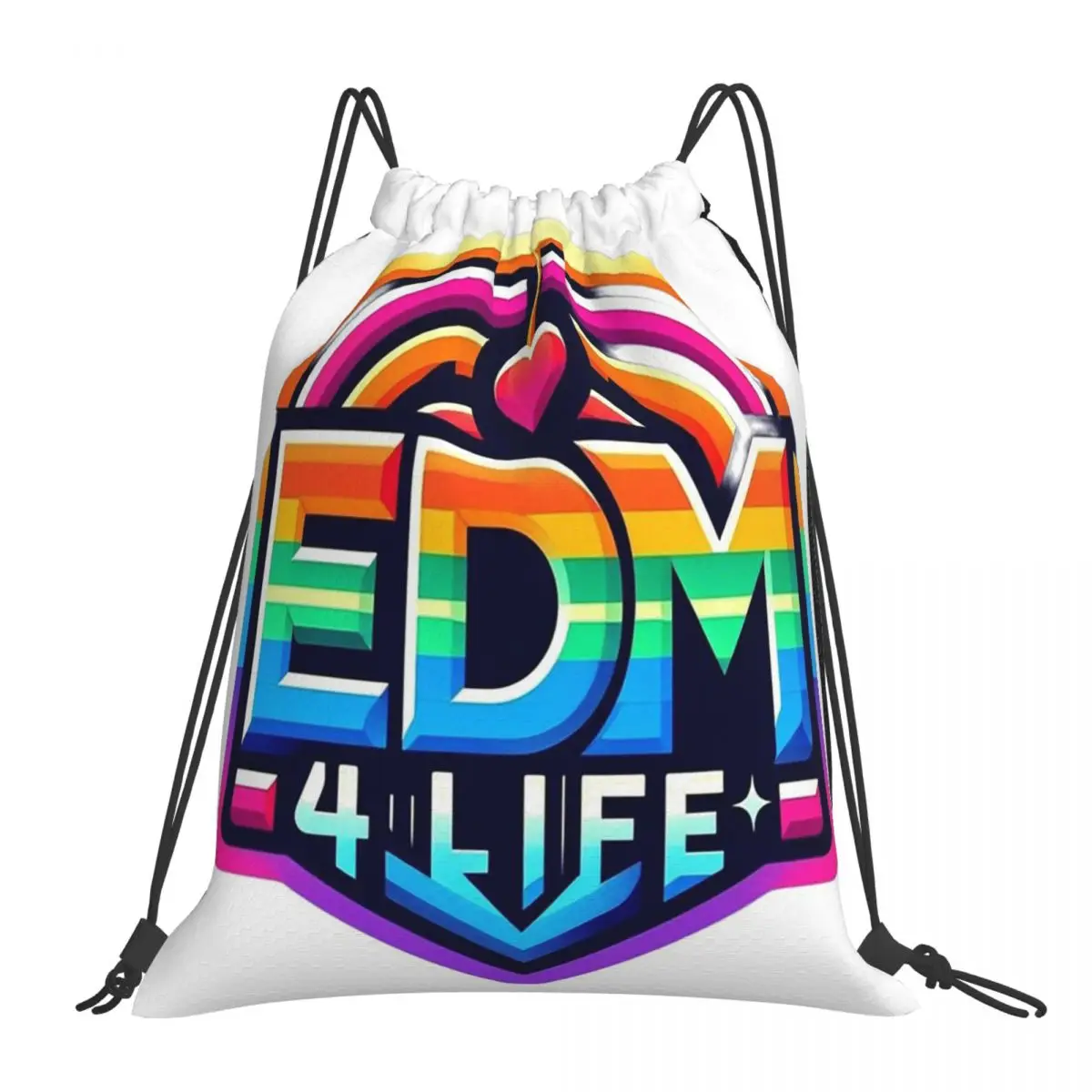 Рюкзаки EDM 4 LIFE-EDC, повседневные Портативные Сумки на шнурке, сумка на шнурке с карманом для хранения, сумки для книг для мужчин, женщин, студентов Рюкзаки EDM 4 LIFE-EDC, повседневные Портативные Сумки на шнурке, сумка на шнурке с карманом для хранения, сумки для книг для мужчин, женщин, студентов