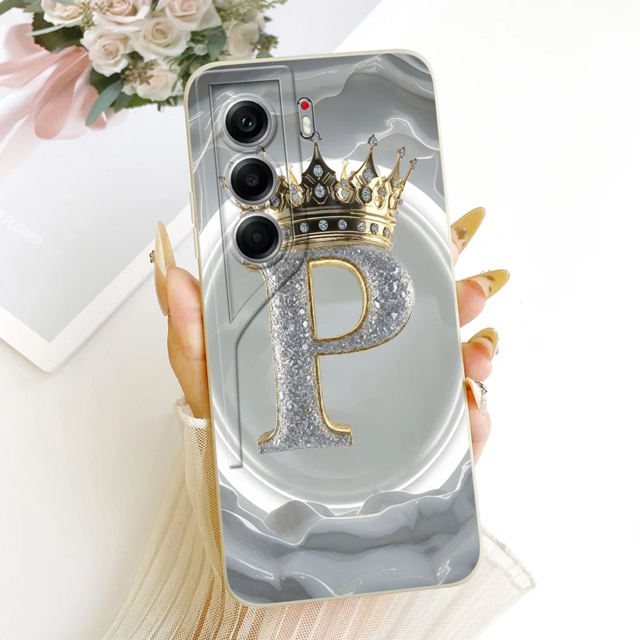Cute Letters Soft TPU Phone Case - Stylish Protective Cover