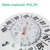 Window Thermometer, Plastic Window Thermometer, Outdoor Window Thermometer With Suction Cup, Thermometer For Home Outdoor, Home 2