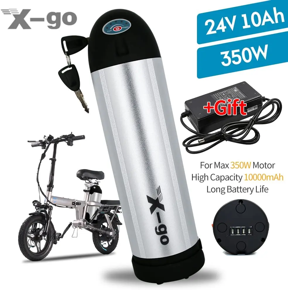  X-go Batería Ebike de 36 V 10 AH – Batería de repuesto de  bicicleta eléctrica de iones de litio de 10 AH para motor de bicicleta  eléctrica de descarga de 2