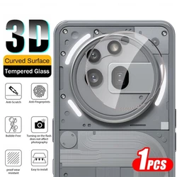 Premium 3D Curved Tempered Glass Camera Protector Film - NothingPhonea3 (1Piece)