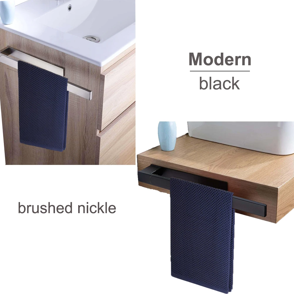 Bathroom Cabinet Shelf Metal No Drill Vanity Furniture Towel Rack Sticking Organizer and Storage Cabinet Side Cloth Hook Holder 3