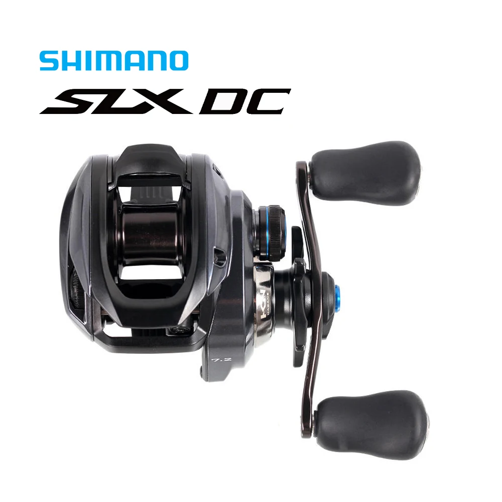 시마노 오리지널 2023 SLX DC 베이트 캐스팅 낚시 릴, 기어 비율 6.3-8.2:1, 최대 드래그 5-5.5KG, 6 + 1BB, 하가네 바디 I-DC4 브레이킹