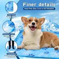 Cat Cooling Mat Water Injection Dog Mat Durable Leakproof Ice Pad Keep Puppy Dogs Cats Cool Summer Outdoor Indoor for All Pets 3