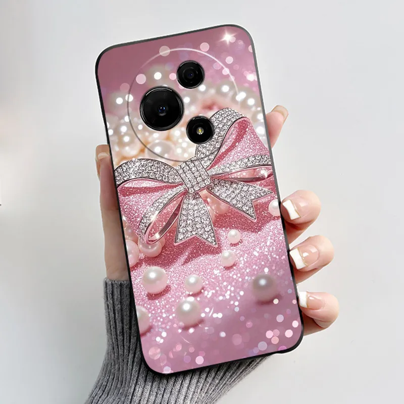 Aesthetic Cute Cat Soft Silicone Black Protective Phone Case Cover