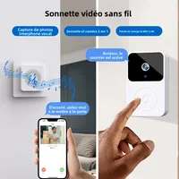 Sonnette vidéo WIFI, caméra sans fil, Vision nocturne IR, sécurité domestique intelligente, sonnette de porte HD, interphone bidirectionnel, changement vocal pour la maison 4