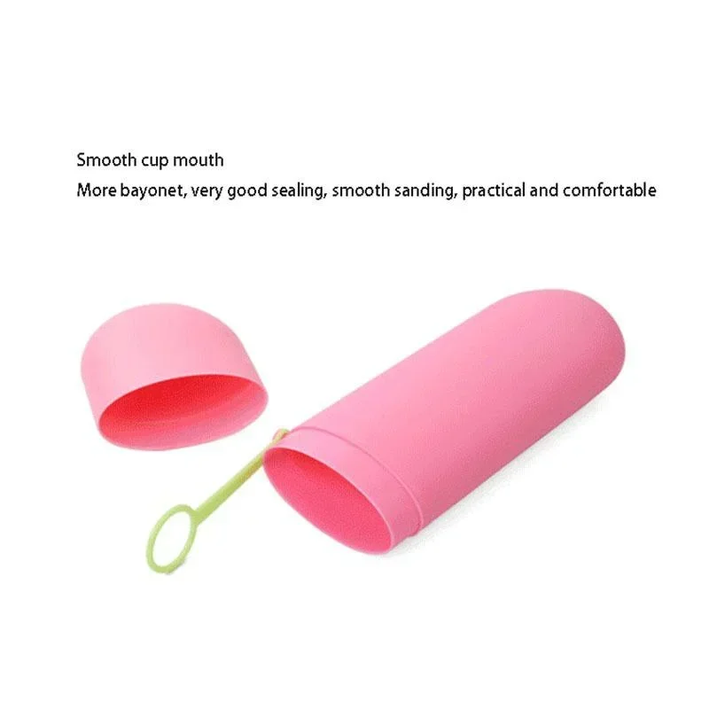 Portable Travel Toothpaste Toothbrush Holder Hat Box Household Storager Bathroom Accessories 1/3/5pcs (Random Color) toothbrush holder