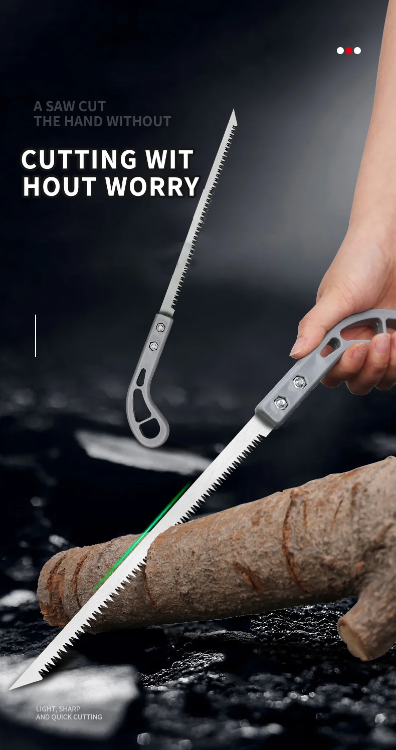 Description Picture 2 of itemDetachable Chicken Tail Saw Garden Gardening Saw Tree Felling Fast Cutting Labor-saving Wood Working Swallow Tail Saw