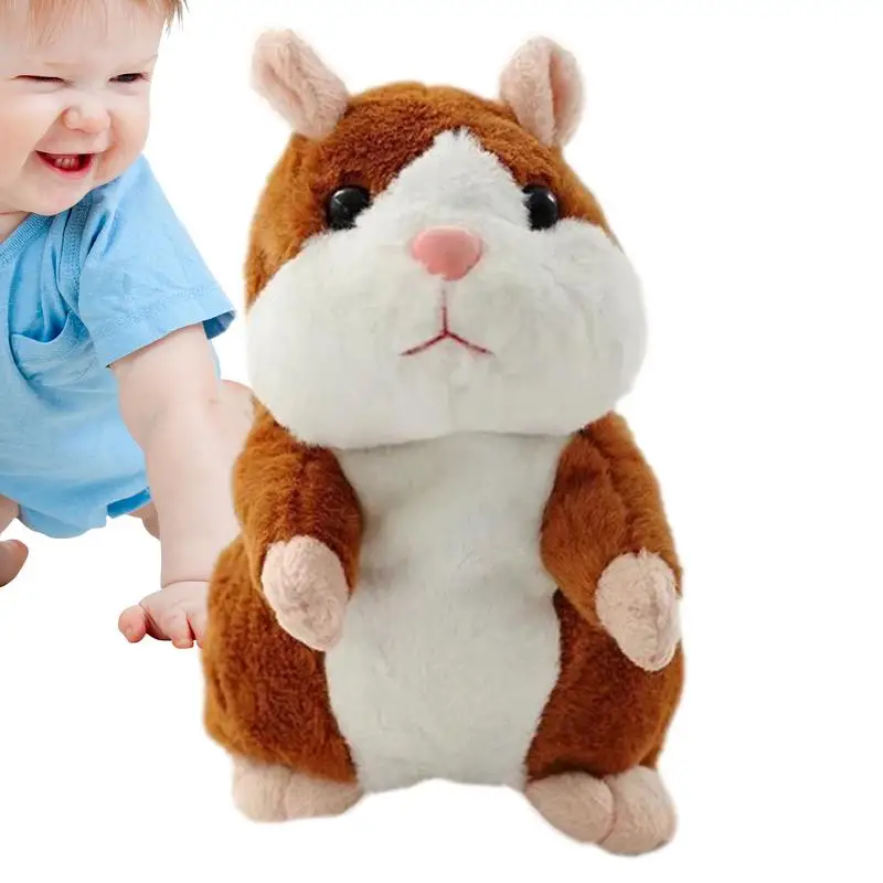 

Electric Nodding Hamster Toys Electric Interactive Nodding Toy Nodding Stuffed Plush Animal Plaything Doll Birthday Gift For