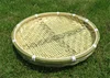hand made bamboo basket drain weave sieve fruit tray groceries baskets round Unbreakable natural gift basket storage gift basket 2