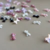 60pcsMini Fragrant Pearl Bow Nail Accessories Sweet and Cute Versatile Tie Wearing Armor Small Decoration Wholesale 3