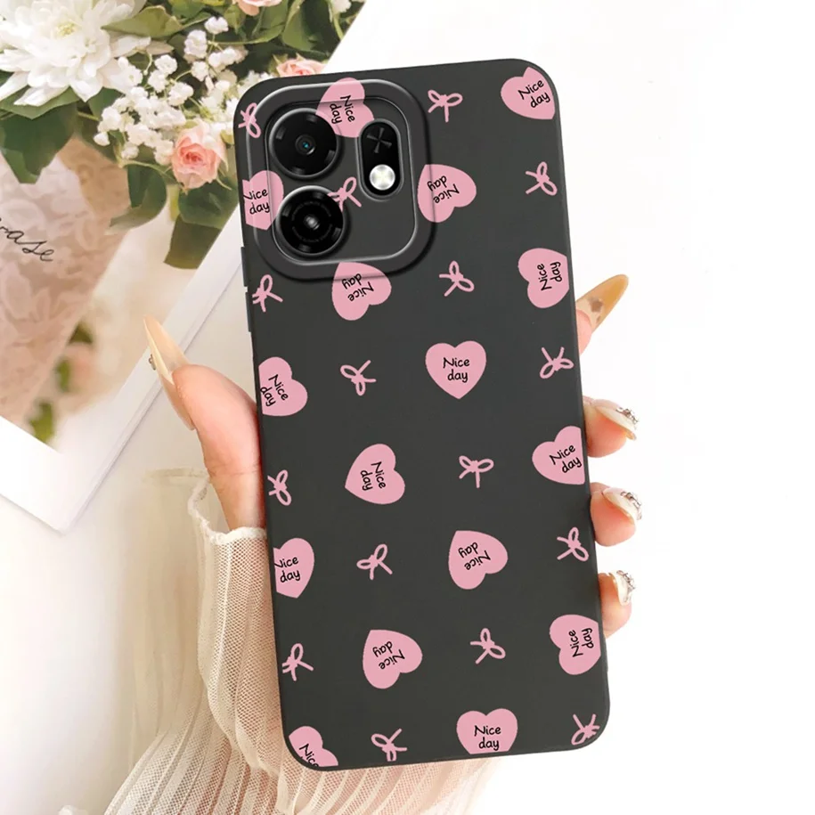 Fashion Daisy Flower Painted Soft Silicone Bumper Phone Case