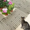 1/12Pcs Easily Cut Light Cat Repellent Mat No Deformation Reliable Cat Deterrent for Preventing Pet Cat from Damaging Furniture 2