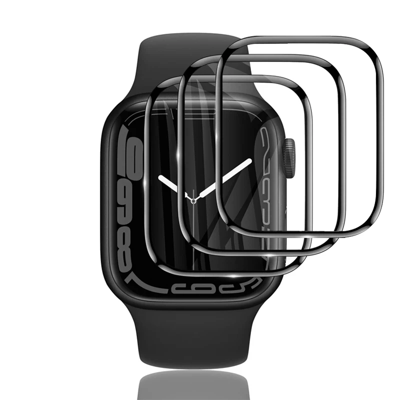 

3D Waterproof Full Screen Protector For Apple Watch Ultra 8 7 6 SE 5 49mm 45mm 41mm 40mm 44mm Not glass For iwatch 8 Ultra 49mm