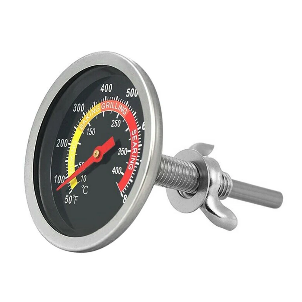 Grill Thermometer Barbecue Charcoal Smoker Temperature Gauge Replacement for BBQ Meat Cooking grill thermometer