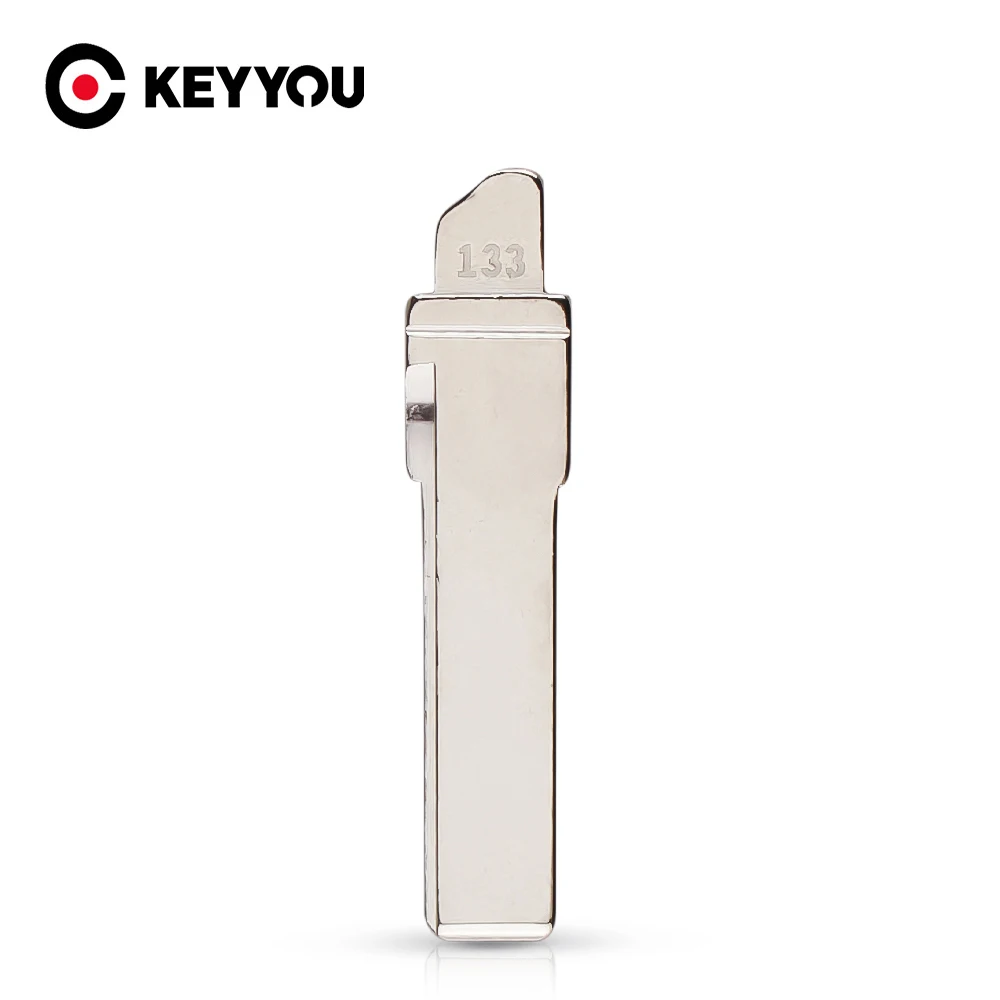 Keyyou 10X 20X Sostituzione Originale Flip Remote Key Blade Car Key Blank Per Vw Golf 7 Skoda Flip Remote Key 133 # Hu66 Blade