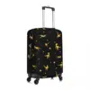 Dinosaur Gold Suitcase Cover Cute Animal Print Business Flight Strectch Luggage Accesories Protector 2