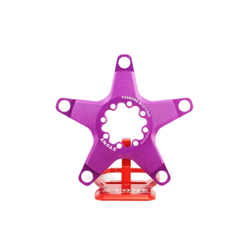 Sram force用ストーンチェーンリングaxsアダプター、レッド