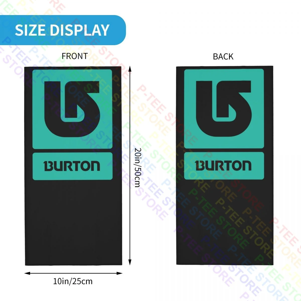 Face Mask Burton Corp Vertical Heather Neck Gaiter Bandana Scarf Face Mask Ski Dustproof Face Head Wrap