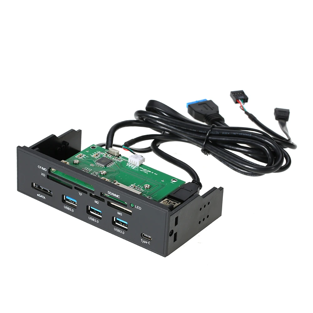 Lecteur De Cartes Interne Heden 3.5 Pouces – USB, Multiformat (SD, CF, MS, XD)