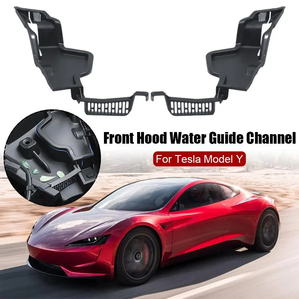 

Фильтр для мусора для модели Tesla, Y передняя крышка багажника водного направляющего канала, защитная сетка, крышка, фильтр для утечки мусора, канавка, защита от клога D5X5