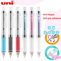 Japan Uni Mechanical Pencil,Kuru Toga M5-858GG Soft grip Automatic rotating activity pencil 0.5 Constant Core aesthetic statione 1