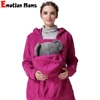 Maternity Clothes Thicker Baby Carrier Jacket Winter Fleece Kangaroo Mums Coat Removeble Baby Panel Maternity Hoodies 1