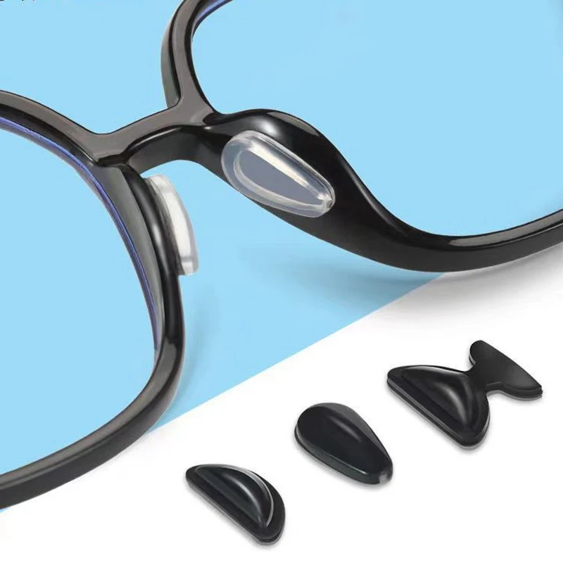 

5pairs Silicone Eyeglass Nose Pads Adhesive Silicone Anti-Slip Stick on Nosepads for Eyeglass Sunglasses Accesories