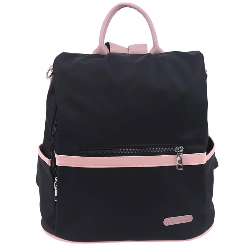 

2023 Casual Oxford Backpack Women Black Waterproof Nylon School Bags For Teenage Girls High Quality Fashion Travel Tote Packbag