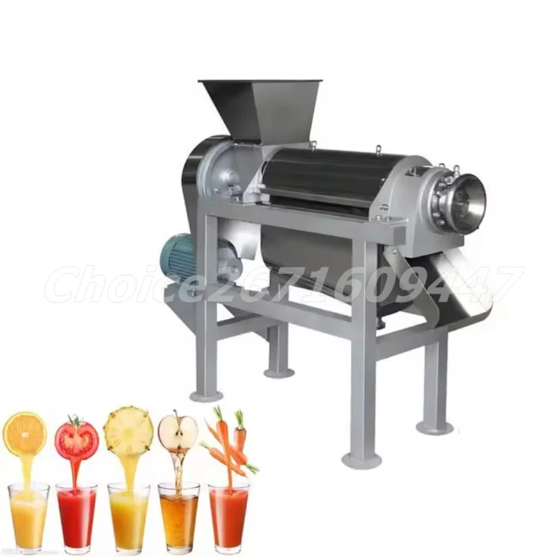 

Commercial Stainless Steel Screw Press Spiral Mango Apple Juice Making Squeezing Machine Electric Fruit Juicer Extractor