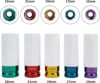 Drive Wheel Protector Impact Socket Impact Sleeve Set Durable Plastic Sleeves 15mm, 17mm, 19mm, 21mm, and 22mm 3