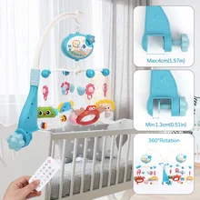 Baby Crib Mobile Rattle Toy For 0-12 Months Infant Rotating Musical ...