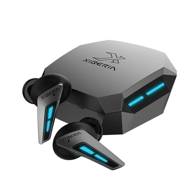 XIBERIA W2 true wireless Bluetooth Headphones stereo music earphone in-ear low-latency gaming headset with Mic for Android Apple hei