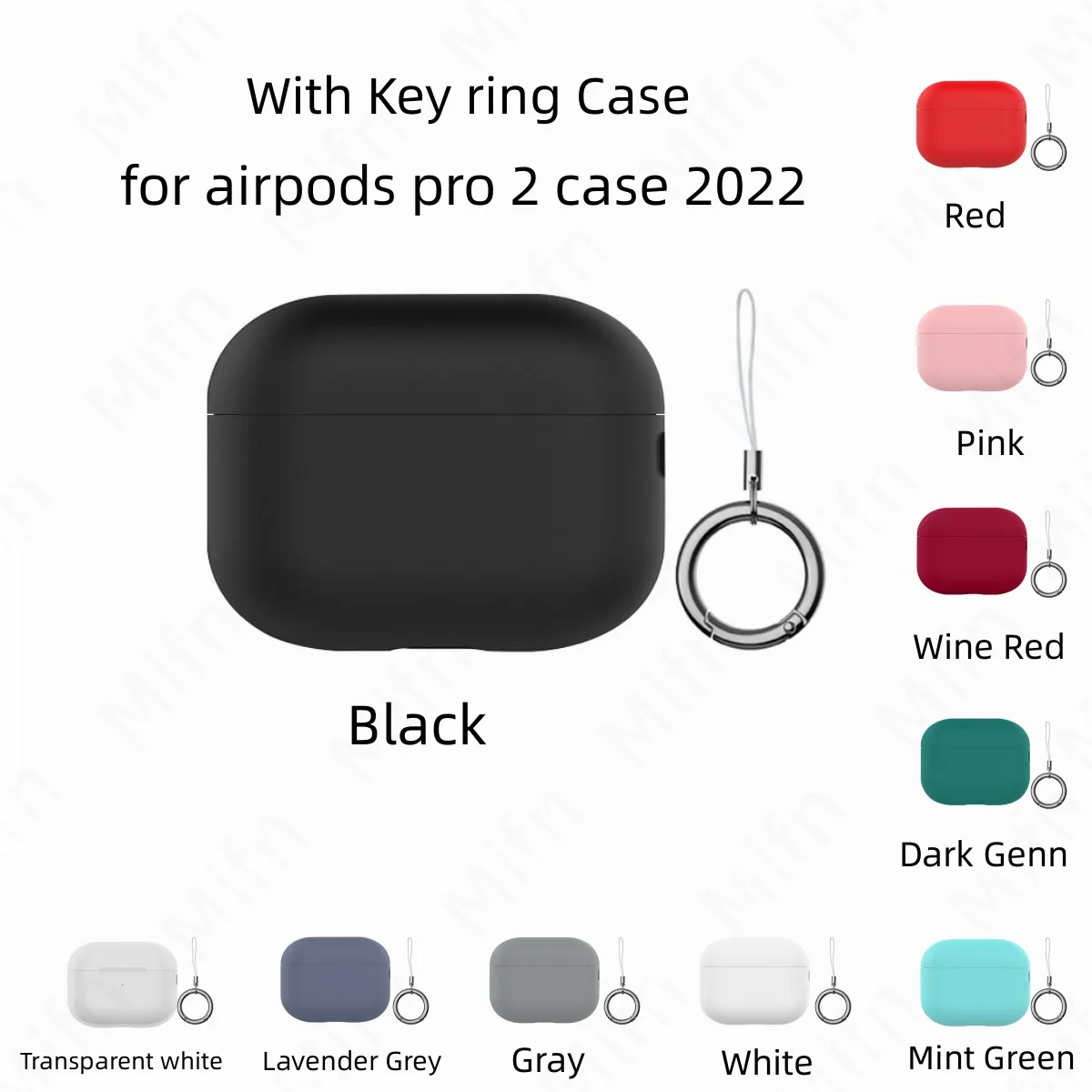 INF Crochets d'oreille en silicone anti-perte pour Apple