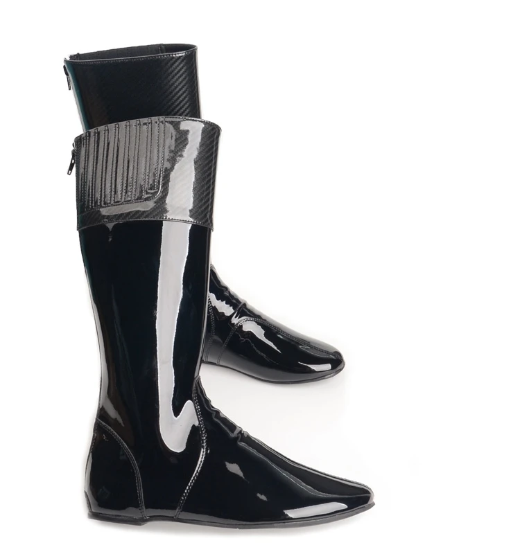 Gentleman's High-Tube Riding Boots Luminous Leather  Racing Boots Equestrian Equipment for Adults And Teenagers