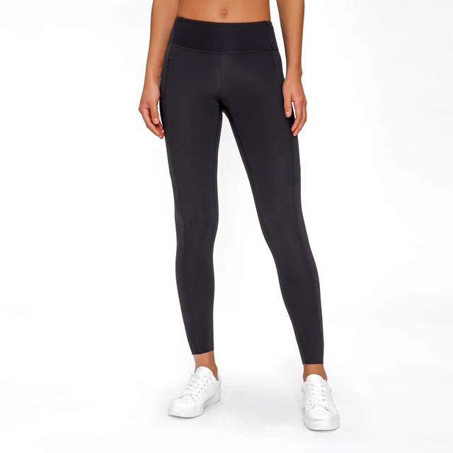 Side Pockets Women Stretchy Yoga Pants 