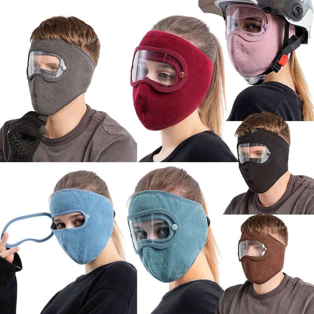 

Winter Windproof Cycling Face Mask Fleece Sports Bandana Neck Warmer Skiing Hunting Snowboard Hiking Adjustable Scarf Men Women